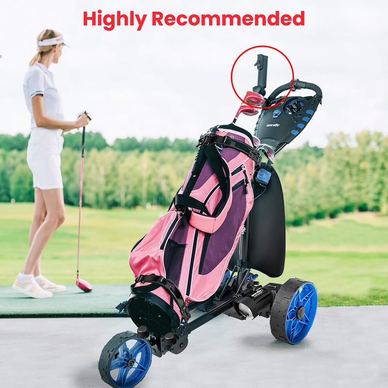 SereneLife Golf Push Cart Umbrella Holder - Golf Trolley Universal Umbrella Base Golf Cart Umbrella Stand Attachment SLGCUBH - BeesActive Australia