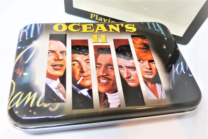 Ocean's 11 Playing Card Set Featuring the Cast of the 1960 Movie: Frank Sinatra, Dean Martin, Sammy Davis Jr, Peter Lawford & Angie Dickenson - BeesActive Australia