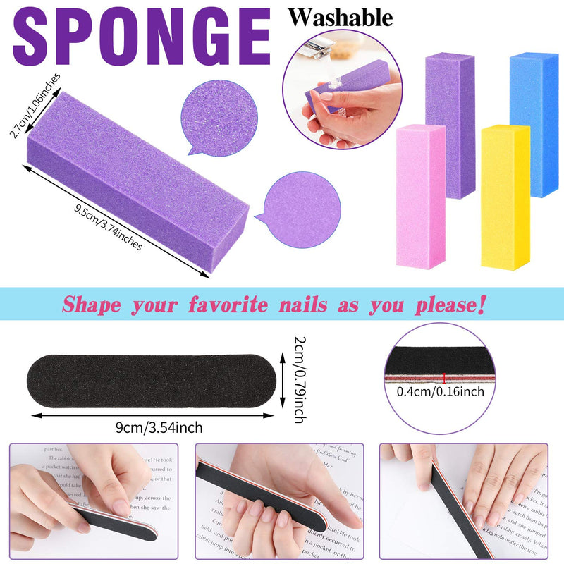 30 Pieces Nail Art Kits, Assorted Nail Art Liner Brushes Nail Painting Pen Brushes, Nail File Buffer Emery Board, Cuticle Pusher and Cutters, Finger Toe Separator and Handle Grip Nail Brushes - BeesActive Australia