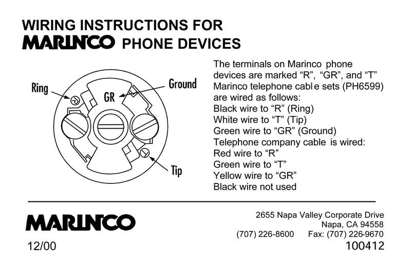 Marinco PH6629 Marine Phone Connector with MarineGuard II Cover (Female) - BeesActive Australia