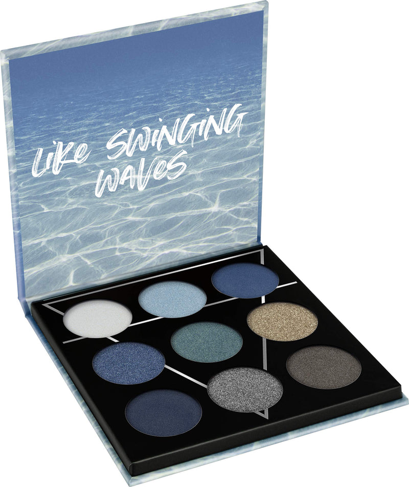 essence | WATER Eyeshadow Palette | 9 Blendable Cool-toned Shades | Gluten & Paraben Free | Cruelty Free - BeesActive Australia