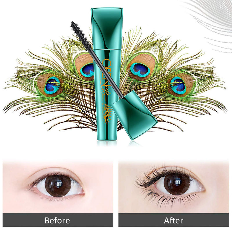 SIAMHOO Makeup Volumious 4D Silk Fiber Lash Mascara, Mascara Black,Thicker Mascara,Waterproof Mascara,Lenghtening, Long-Lasting,2 PCS Pack of 2 - BeesActive Australia