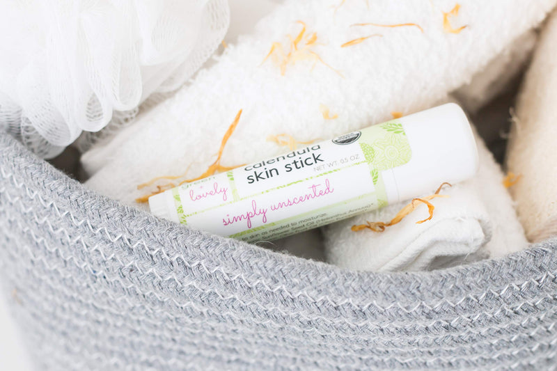 Calendula Skin Stick, Simply Unscented. Moisture Stick. Organic Lotion Bar. Moisturizing Ointment Salve. Multipurpose Skin Cream - 0.5 oz. (1 tube set) 1 tube set - BeesActive Australia