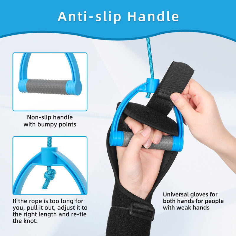 Fanwer Shoulder Pulley, Overhead Shoulder Pulley for Physical Therapy, Over the Door Exercise Pulley Device for Rotator Cuff Recovery & Frozen Shoulder Arm Rehabilitation. Shoulder Rehab Pulley System - BeesActive Australia