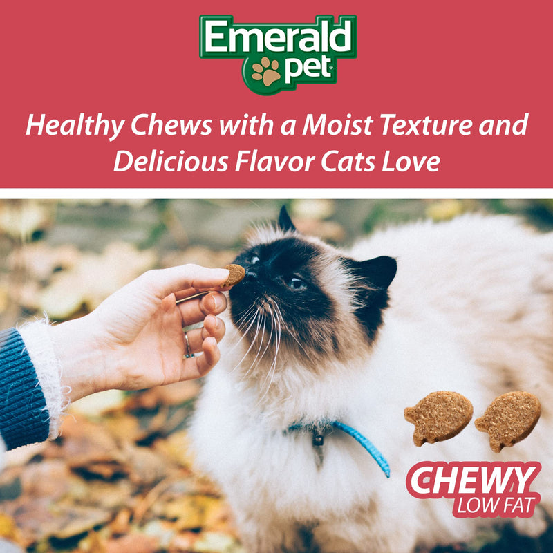 Emerald Pet Feline Health Chews UT Support — Natural Grain Free Urinary Tract Health Cat Chews — Cat Supplements with Cranberry, Chicory Root, and Dandelion Leaf Extract — Made in USA, 2.5 oz Single Pack - BeesActive Australia
