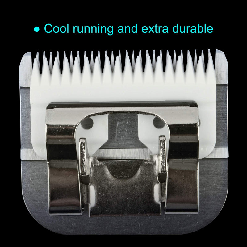 Furzone Detachable Ceramic Blade - Size 30 Blade 1/50", Made of High-Tech Ceramic Materials, Compatible with Most Andis, Oster, Wahl A5 Clippers - BeesActive Australia