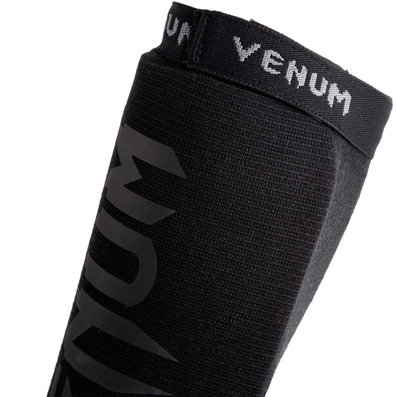 [AUSTRALIA] - Venum Kontact Shinguards - Without Foot Black/Black 