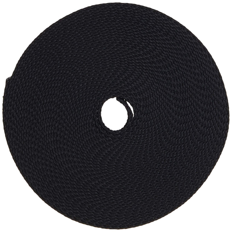 Strapworks Heavyweight Polypropylene Webbing - Heavy Duty Poly Strapping for Outdoor DIY Gear Repair, 3/4 Inch Black 3/4" x 10 yard - BeesActive Australia