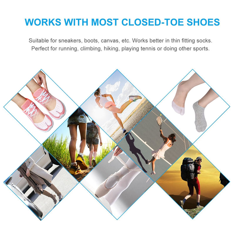 Toe Sleeve Pads,Toe Sleeve Protection Ball of Foot Cushion Blisters Pad Insoles Silicone Bunion Sleeves - BeesActive Australia