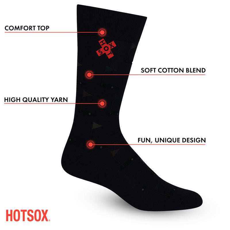 Hot Sox mens Occupation Novelty Fashion Casual Crew Socks Medical (Dark Blue) 6-12 - BeesActive Australia