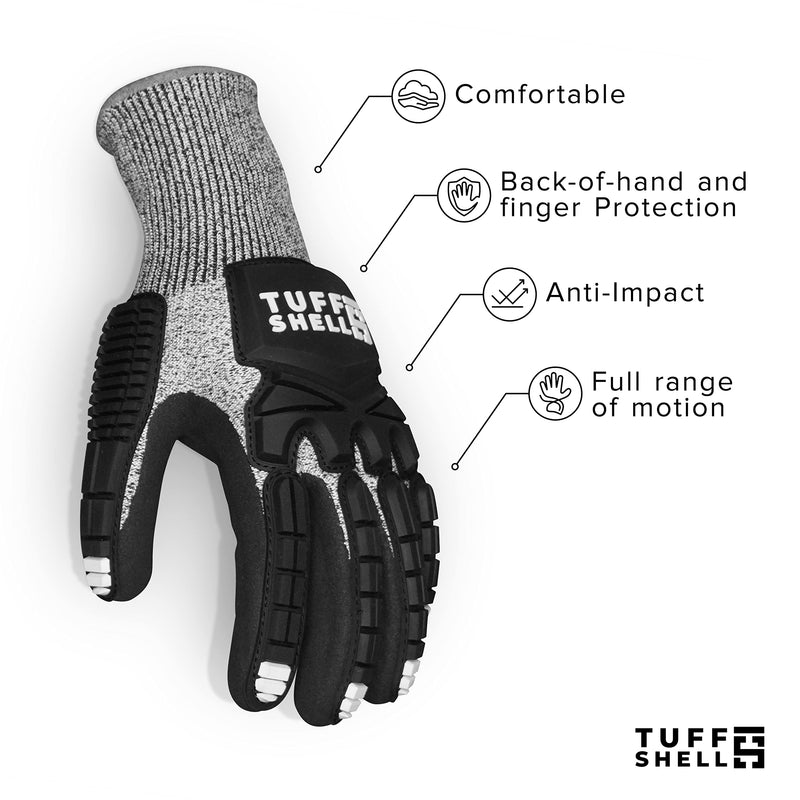 TUFF SHELL Cut Resistant Lobstering Gloves, Crab Gloves, Diving Gloves, Lobster Diving Gloves, Spearfishing Glove Small - BeesActive Australia
