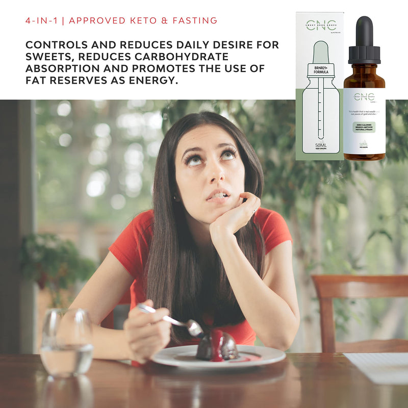 Fat Burner BRNR21 | Weight Loss Drops That Work Fast, Fat Burners for Women Weight Loss, Diet Drops That Work for Women & Men | Reduces & Controls Desire for Sweets & Sugar Substitute | Zero Calories - BeesActive Australia