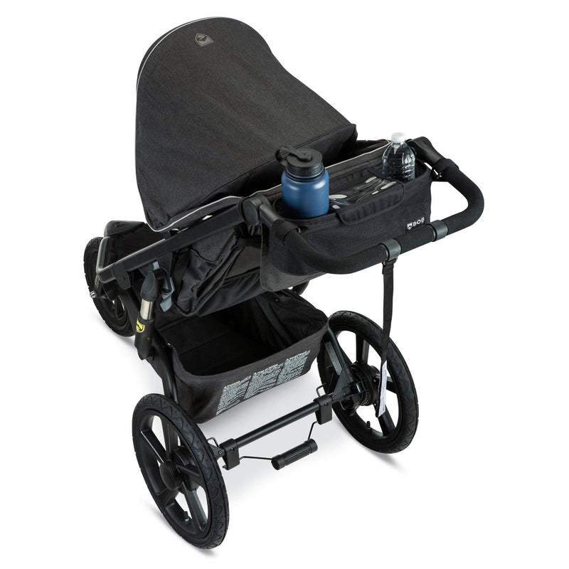 BOB Gear Deluxe Handlebar Console with Tire Pump for Single Jogging Strollers, Black - BeesActive Australia