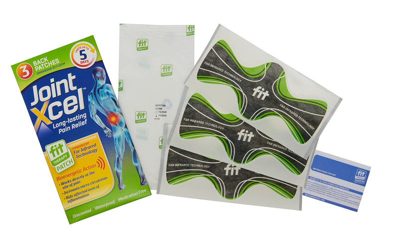 JointXcel - Non-Medicated Heat-Free Back Pain Relief Patch - 3 Patches - Up to 15 Days Supply - BeesActive Australia