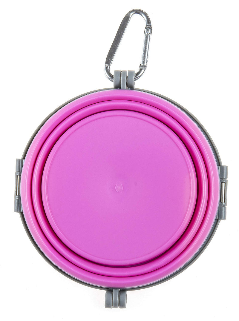 Loving Pets Bella Roma Travel Bowl for Dogs Small Travel Bowl Pink - BeesActive Australia