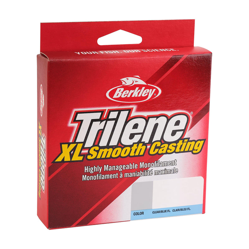 Berkley Trilene XL Smooth Casting Monofilament Fishing Line Fluorescent Clear/Blue 12lb - 300yd - BeesActive Australia