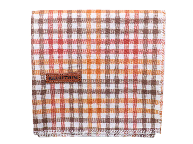 Elegant little tail Dog Bandana for Boy Girl Small Medium Large Dogs, Comfortable Dog Bibs Scarf, Adjustable Square Dog Kerchief Large (Pack of 1) Autumn - BeesActive Australia