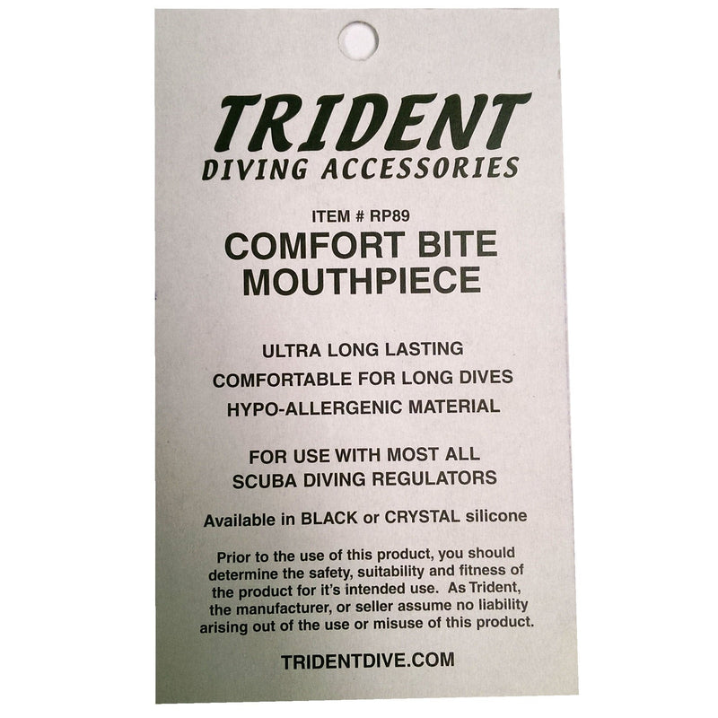 Trident Comfort Bite Mouth Piece with Roof of Mouth Bridge and Rolled Edges - BeesActive Australia