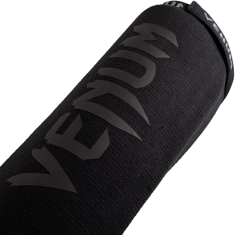 [AUSTRALIA] - Venum "Kontact" Shin and Instep Guards Black/Black 