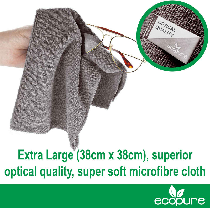 Glasses & Lens Cleaning Kit - 150ml. Contains Only Natural Ingredients. Gently Cleans All dust, Dirt, Marks and Stains from Spectacles, Sun Glasses and Reading Glasses Without harming The Coating. - BeesActive Australia