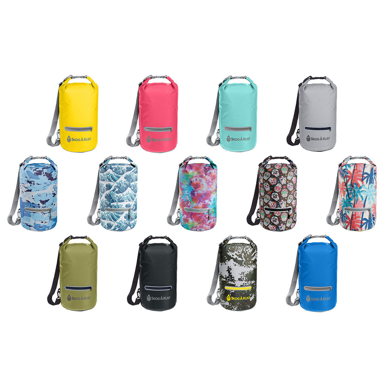 [AUSTRALIA] - Skog Å Kust DrySåk Waterproof Floating Dry Bag with Exterior Zippered Pocket | for Kayaking, Rafting, Boating, Swimming, Camping, Hiking, Beach, Fishing | 10L & 20L Sizes 20 Liter Mint 