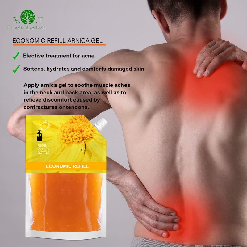 Arnica Montana Gel 90% Concentrate - 100% Natural Plant Extract directly from the Arnica Flower - NOT based on Floral Water - Economy Format 250 ml - BeesActive Australia
