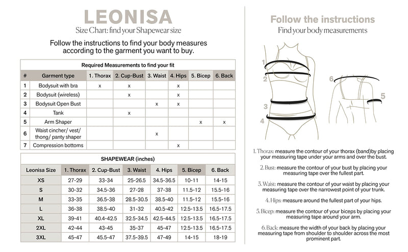 Leonisa Invisible Tummy Control High Waisted Compression Leg Bodysuit Shapewear Capri for Women XX-Large Beige - BeesActive Australia