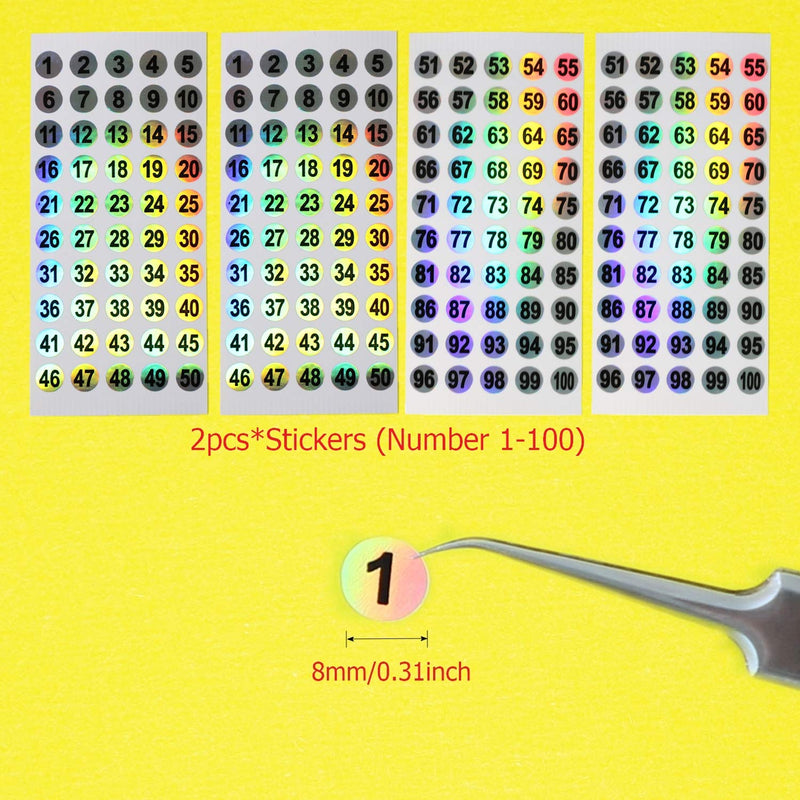 Nail Swatch Sticks with Ring for Nail Color Display Nail Art Supplies Nail Practice Samples (100pcs, transparent) 100pcs - BeesActive Australia