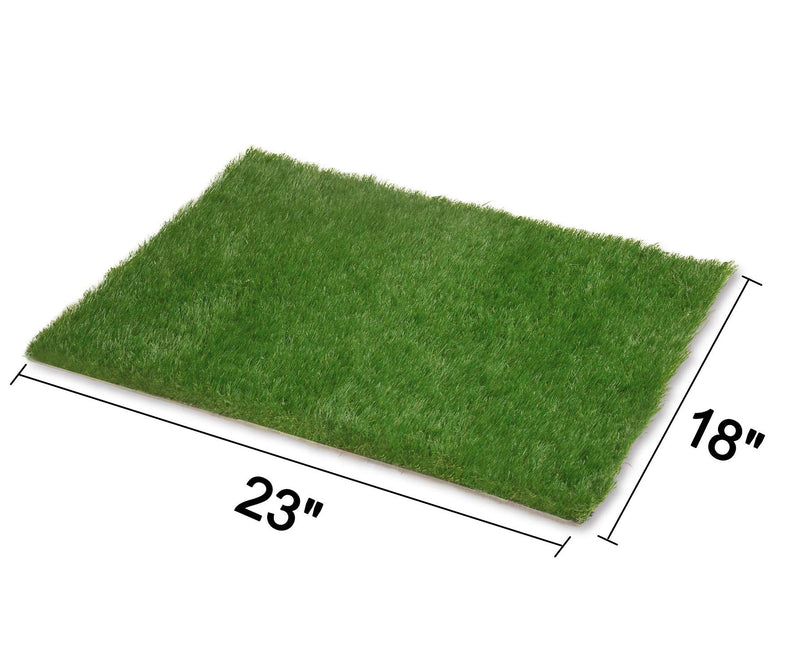 Oiyeefo Artificial Pet Pee Grass Mat for Puppy, Pet Turf Fake Grass Replacement Pad for Dog Potty Training, Indoor and Outdoor - 2 Packs (18" x 23") - BeesActive Australia