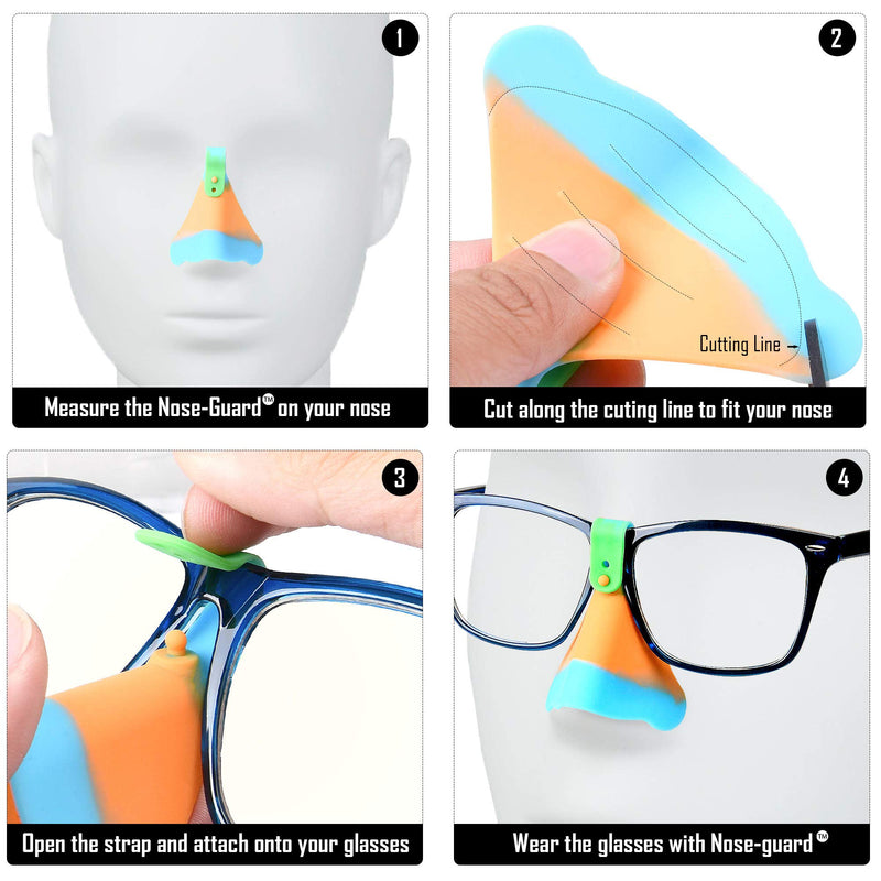 UV Nose Guards for Glasses - Nose Sun Protection - Sun Nose Guard - UV Nose Guard Shield UPF 50+ - Nose Sun Guard - Sun Nose Protector - Set of 3 Nose UV Guard - Upgraded 2021 - BeesActive Australia