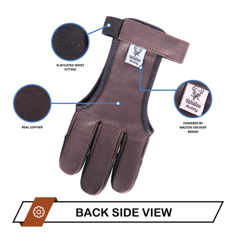 Archery Glove is Main Archery Equipment in Bow and Arrow Game, Widely Used in Shooting Archery Targets for Backyard with Any Recurve Bow, Compound Bow and Youth Bow X-Large - BeesActive Australia