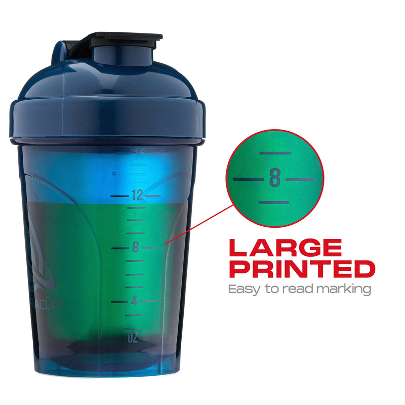HydraCup [4 Pack] - 20oz Shaker Bottle for Protein Mixes, Barbell Blender Wire Whisk & Mixing Grid, Shaker Cup BPA Free 4 Pack Dark - BeesActive Australia