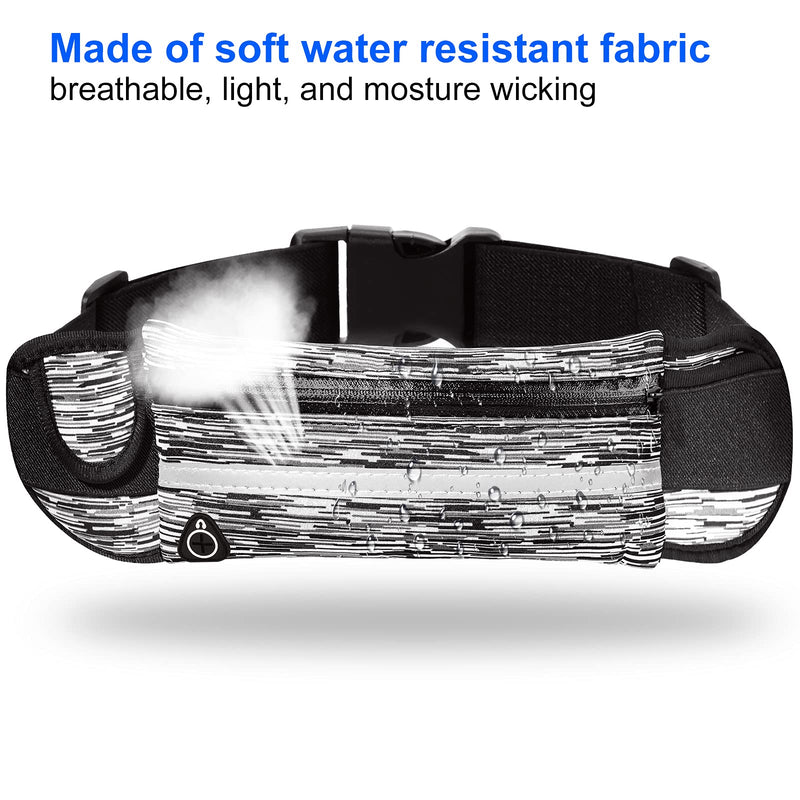 Ultra Light Running Belt Waist Pack Water Resistant Fanny Packs Black - BeesActive Australia