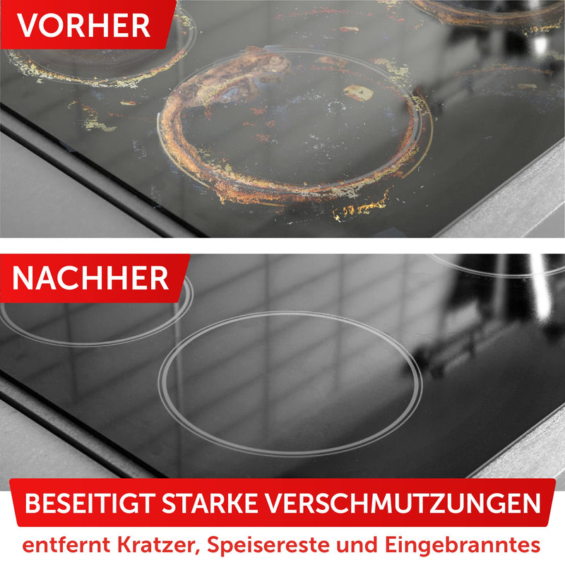 Nordicare Stove Top Cleaner Glass Ceramic - Induction Cooktop Cleaner Polish And Protector For Everyday Use - No Scrubbing Pad Needed - Leaves Protective Film - Made In Denmark (16.9oz) 16.9 - BeesActive Australia