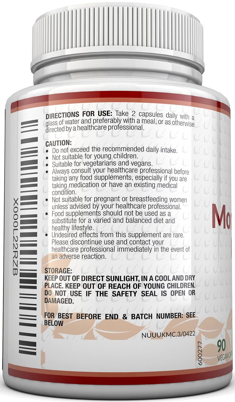 Montmorency Cherry Capsules - 90 Capsules - 6 Week Supply - Natural Tart Cherry Extract - Vegan Friendly with No Added Sugars by Nu U Nutrition - BeesActive Australia