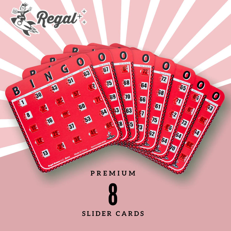 Regal Games Family Bingo Card Booster Expansion Pack, Red, 8 Cards Red (25-32) - BeesActive Australia