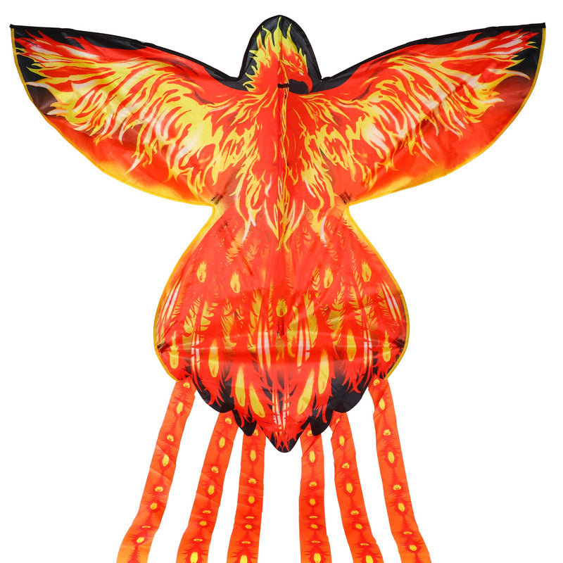 JEKOSEN Phoenix Huge Kite for Kids and Adults Easy to Fly Single Line String with Tail for Beach Trip Park Family Outdoor Games and Activities - BeesActive Australia