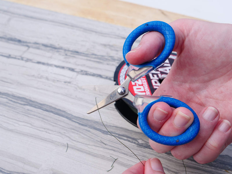 Cuda 3" Titanium Bonded Micro Scissor, Blue (18826) - BeesActive Australia