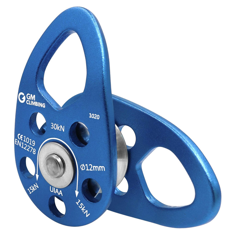 GM CLIMBING UIAA Certified 30kN Swing Cheek Micro Pulley Ball Bearing CE General Purpose Pack of 2 - BeesActive Australia
