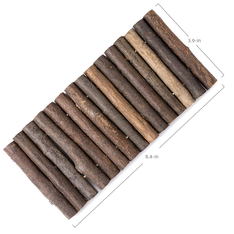 Niteangel Wooden Ladder Bridge, Hamster Mouse Rat Rodents Toy, Small Animal Chew Toy 8.4'' x 3.9'' (2 Packs) - BeesActive Australia