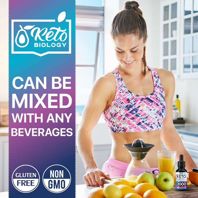 Keto Diet Drops with BHB Exogenous Ketones - Made in USA - Fat Burner & Appetite Suppressant - Natural Keto Liquid - Keto Weight Loss - BeesActive Australia
