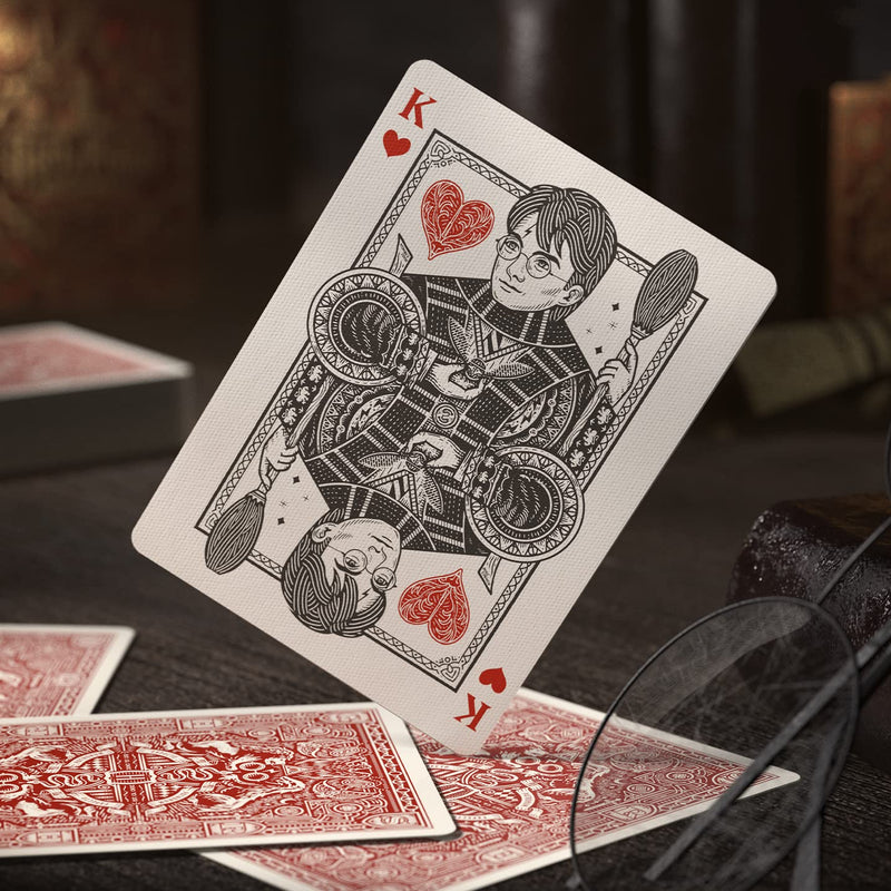 theory11 Harry Potter Playing Cards - Red (Gryffindor) - BeesActive Australia