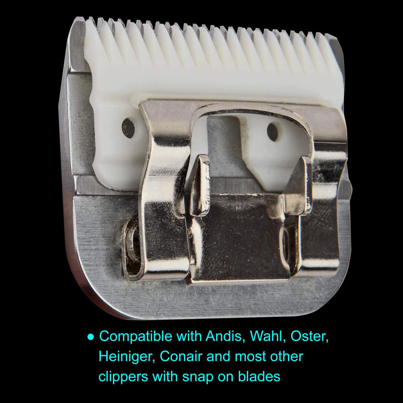 Furzone Detachable Ceramic Blade - Size 30 Blade 1/50", Made of High-Tech Ceramic Materials, Compatible with Most Andis, Oster, Wahl A5 Clippers - BeesActive Australia