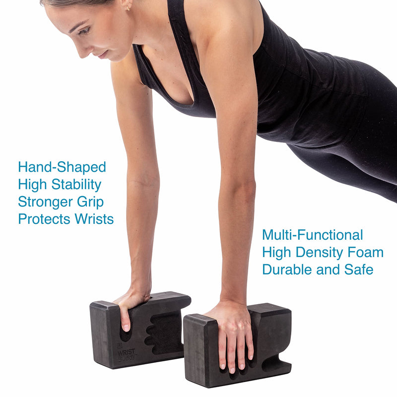 WRIST BUDDY YOGA BLOCKS 2 PACK | Reduces Wrist Compression, Maximizes Wrist Comfort, Grip Strength, and Support | Yoga Block Yoga Accessories EVA Foam Blocks Yoga Set Yoga Kit | Great Gifts - BeesActive Australia