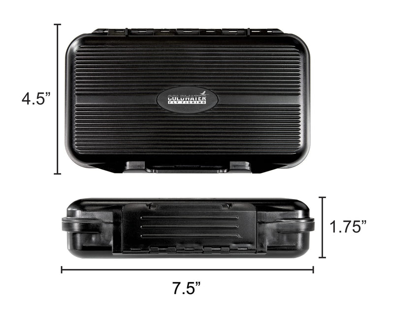 COLDWATER FLY FISHING - Swing Leaf Double Sided Dropper Rig Fly Fishing Box - Ice Fishing Box Durable Large Watertight Case - Holds Hundreds of Flies and Streamers - BeesActive Australia