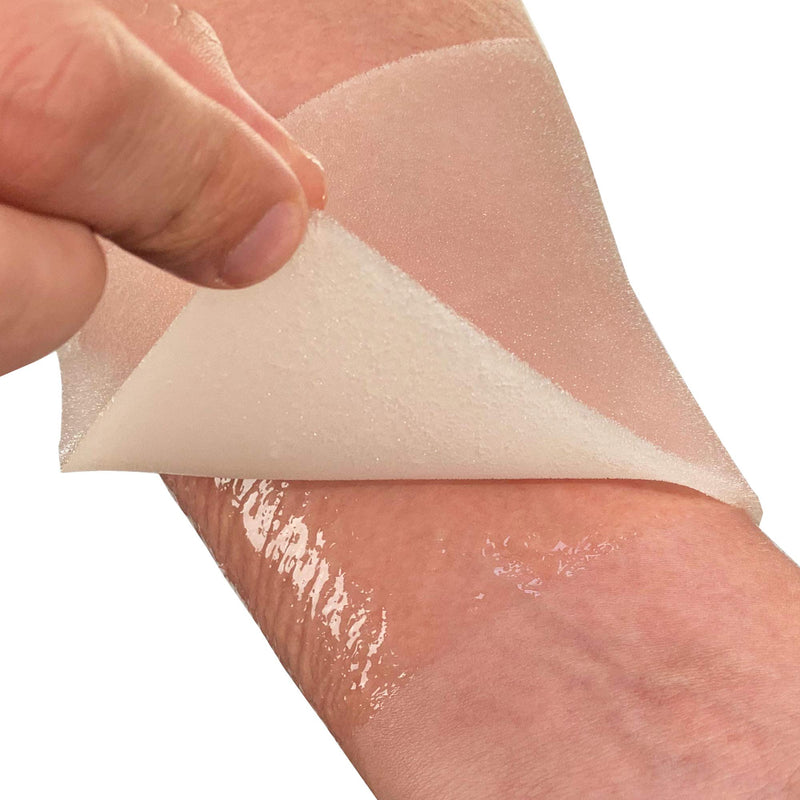 Pack of 5 RedRelief Emergency 10x10cm Burn Dressing - cools, soothes and relieves pain 5 Count (Pack of 1) - BeesActive Australia