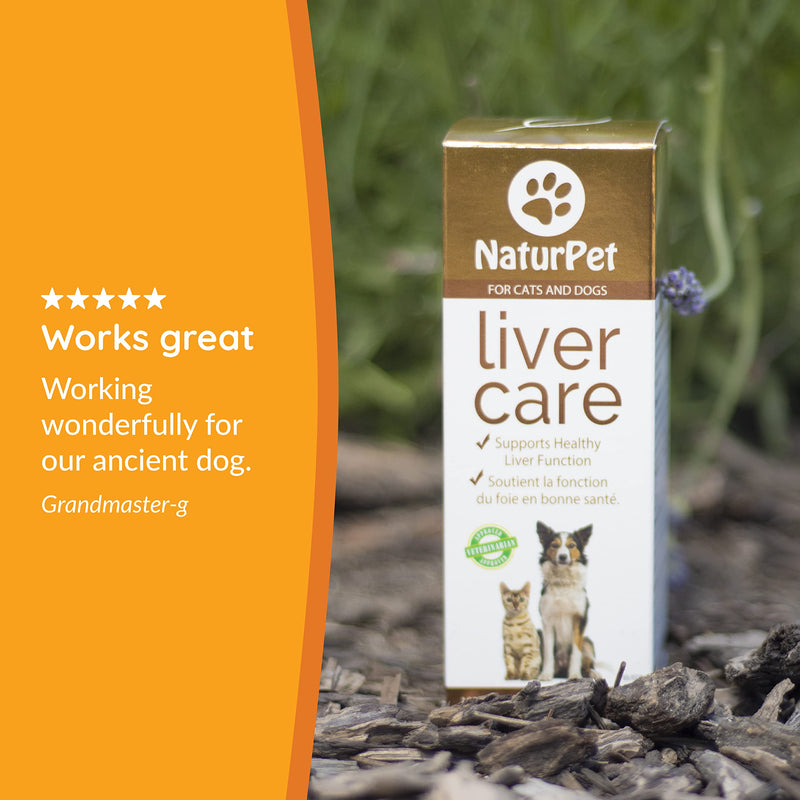 NaturPet Liver Care for Cats and Dogs | Milk Thistle Extract to Support Pets Health | 100mL - BeesActive Australia