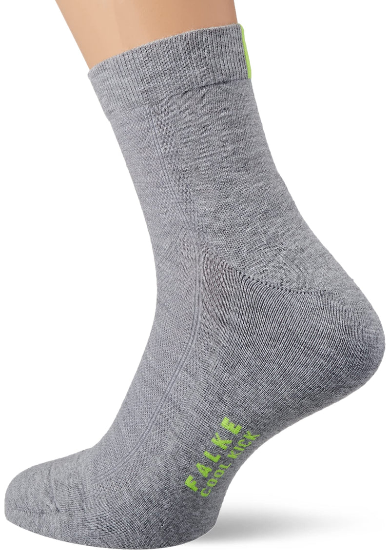 FALKE Unisex-Adult Cool Kick Short Socks, Breathable Quick Dry, More Colors, 1 Pair 12.5-13.5 Grey (Light Grey 3400) - BeesActive Australia