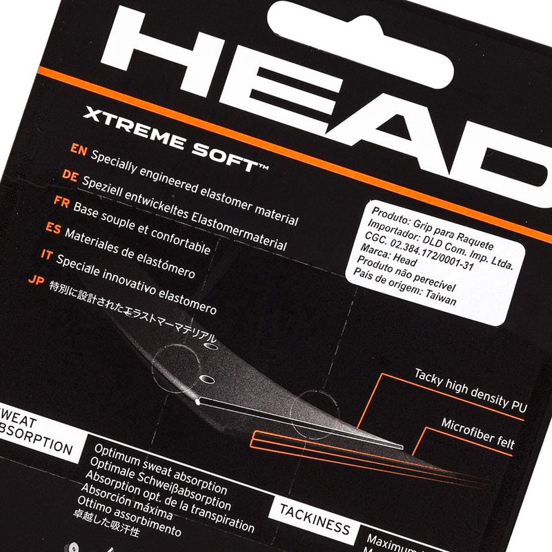Head Xtreme Soft Racquet Overgrip - Tennis Racket Grip Tape - 3-Pack Yellow - BeesActive Australia