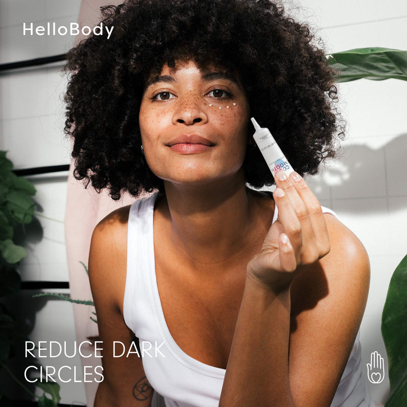 HelloBody Coco Smooth Eye Cream (15ml) - Eye Cream for a Smooth Eye Area - Nourishing Dark Circles Cream with Shea Butter - Anti-Wrinkle Eye Care - Coconut - BeesActive Australia